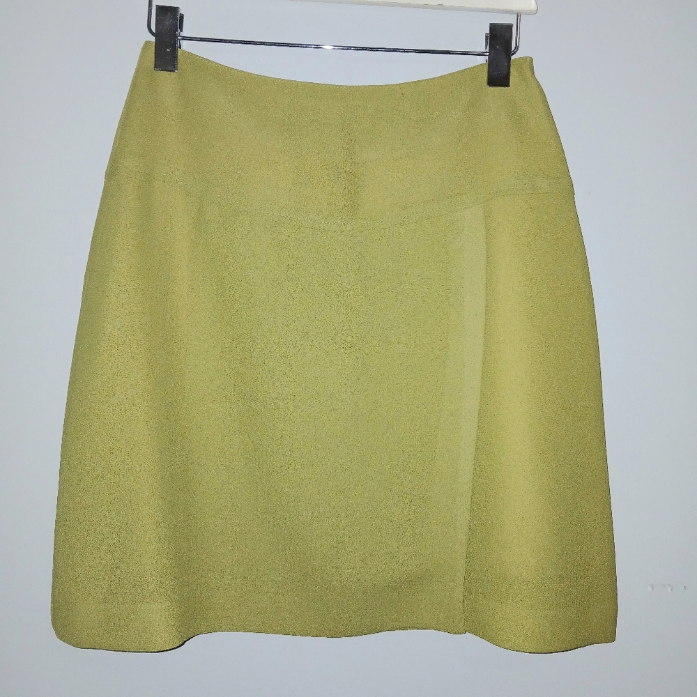 m.j. carroll Vintage Women's Olive Green A-Line Skirt